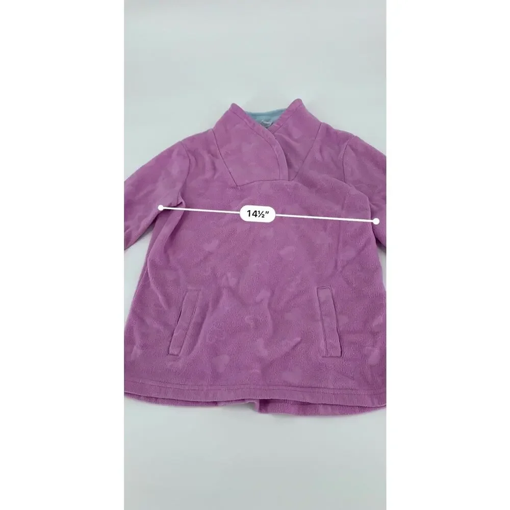 Old Navy Purple Fleece Athletic Pullover Sweatshirt Kid’s Youth Size Medium
